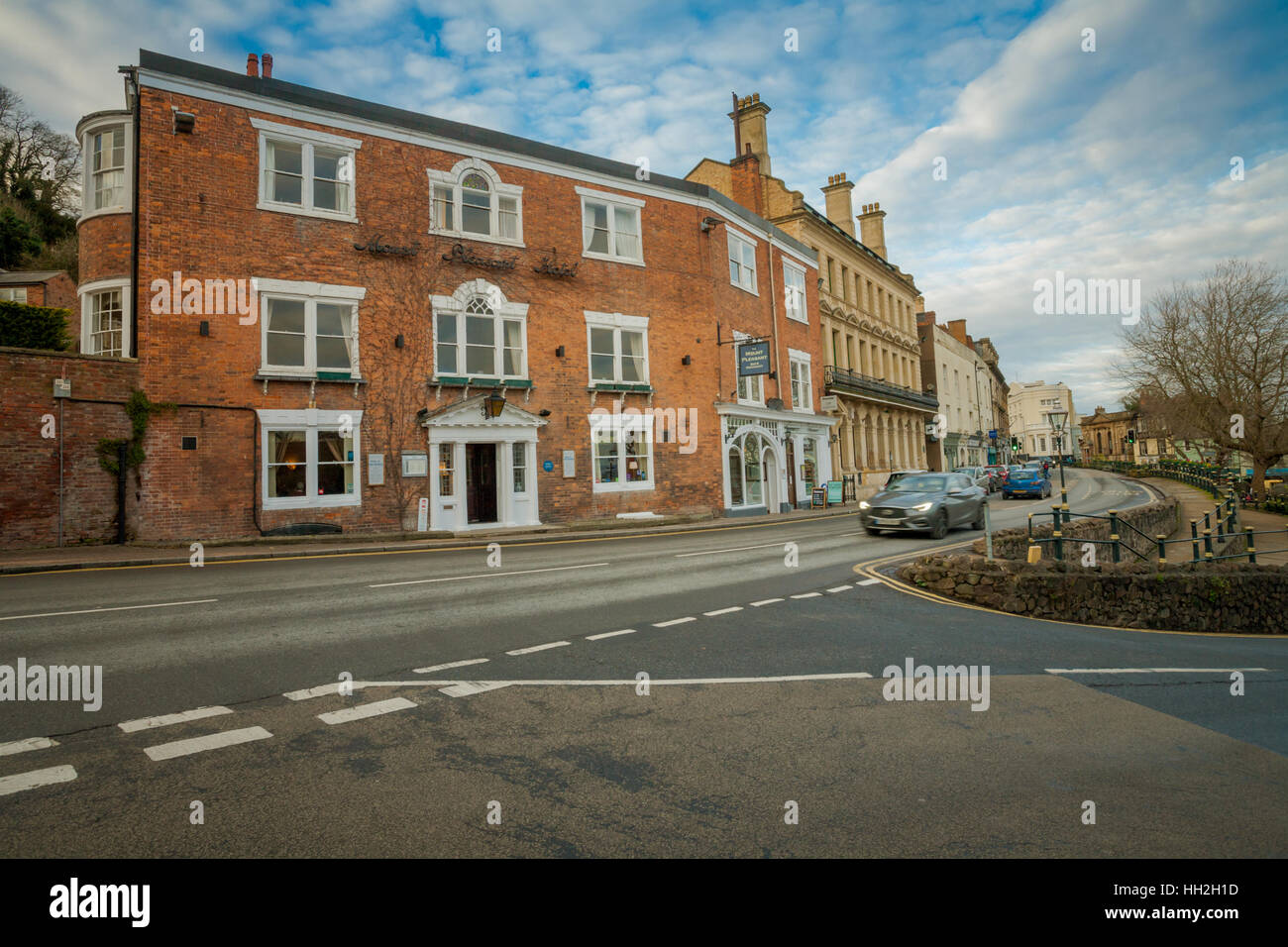 Vista delle grandi strade Malvern, Worcestershire REGNO UNITO Foto Stock