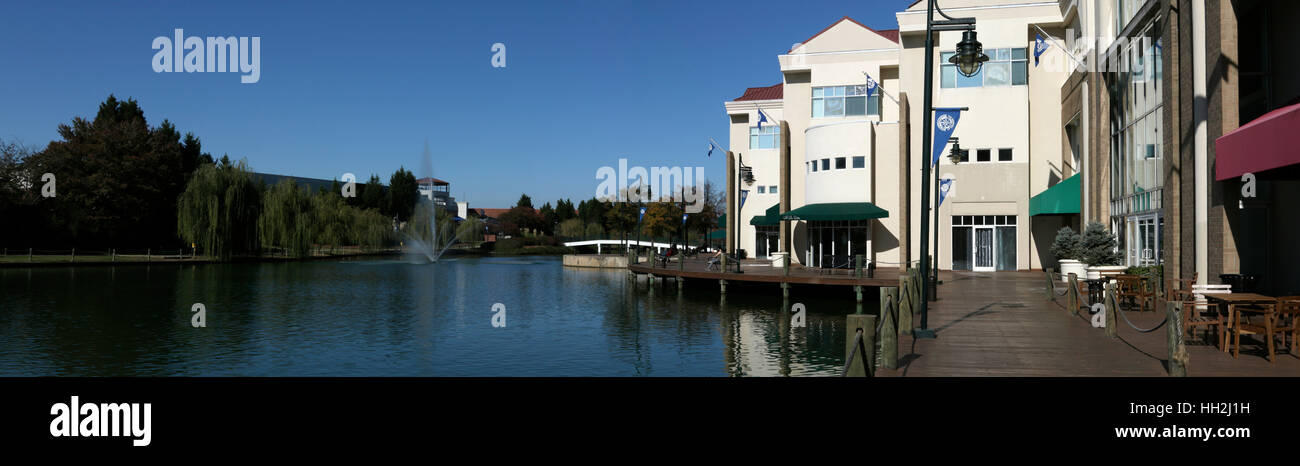 Shoppes at posto all'Università di Charlotte, NC Foto Stock