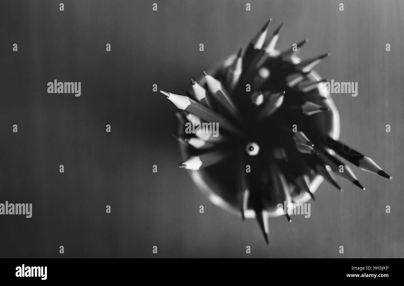 PSharpened Portamatite forniture concetto utensile Foto Stock