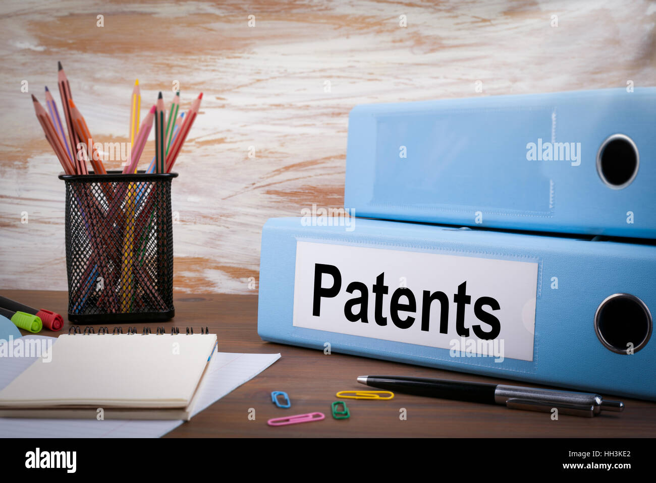 Concetto di brevetti per il business ann scienza Foto Stock
