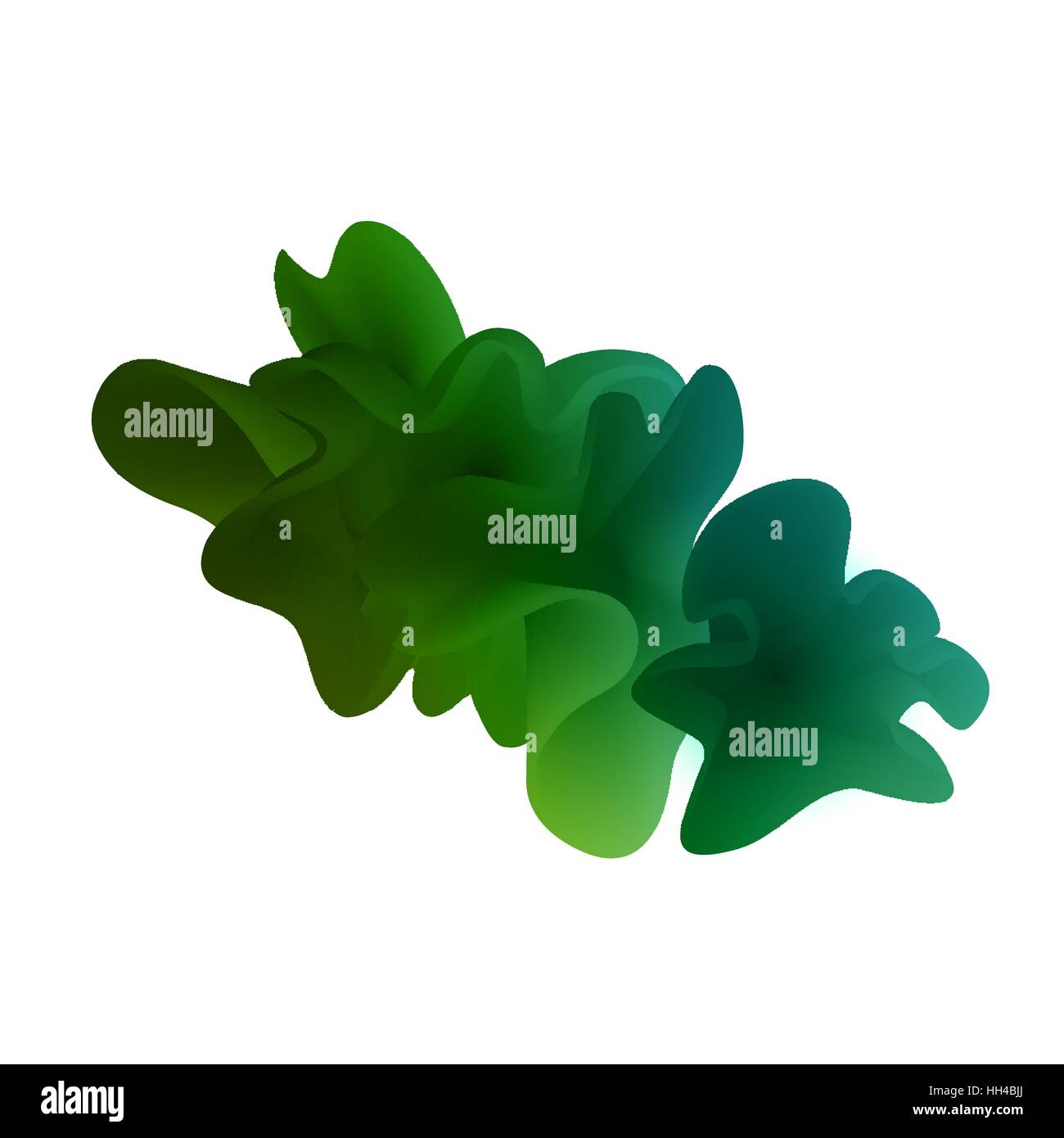 Vettore di colore in astratto il cloud. Inchiostro liquido splash. Sfondo per striscioni, carta, poster, web design Illustrazione Vettoriale