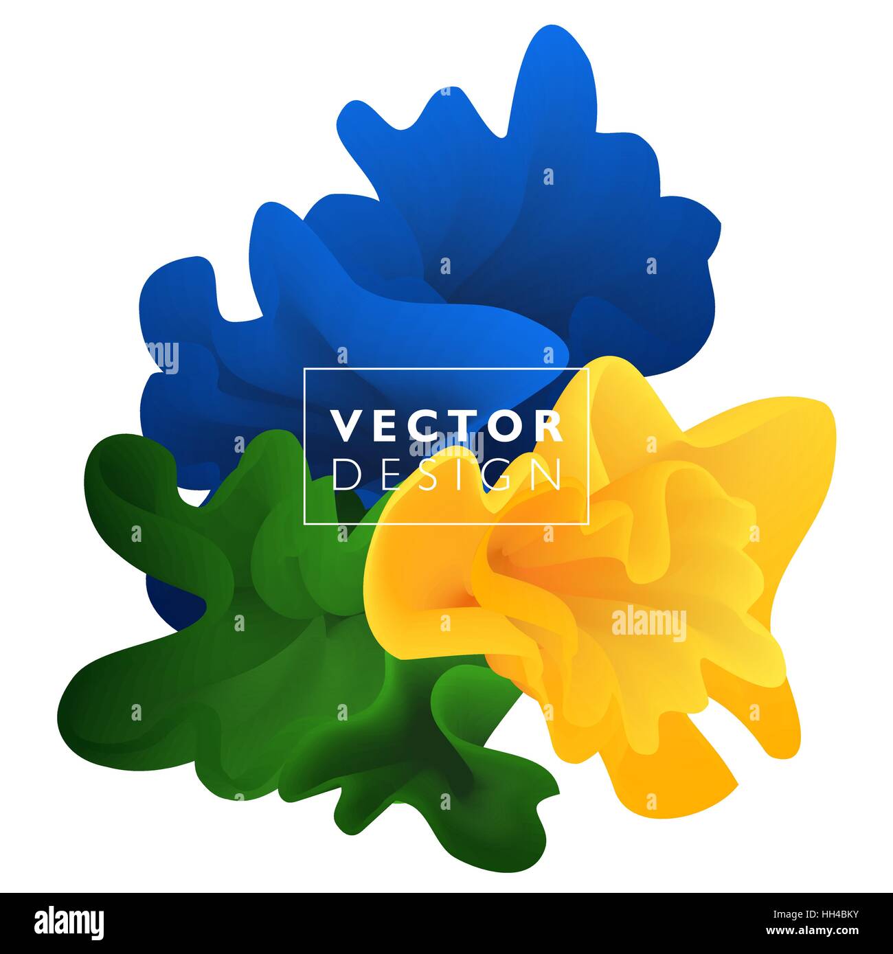 Vettore di colore in astratto il cloud. Inchiostro liquido splash. Sfondo per striscioni, carta, poster, web design Illustrazione Vettoriale