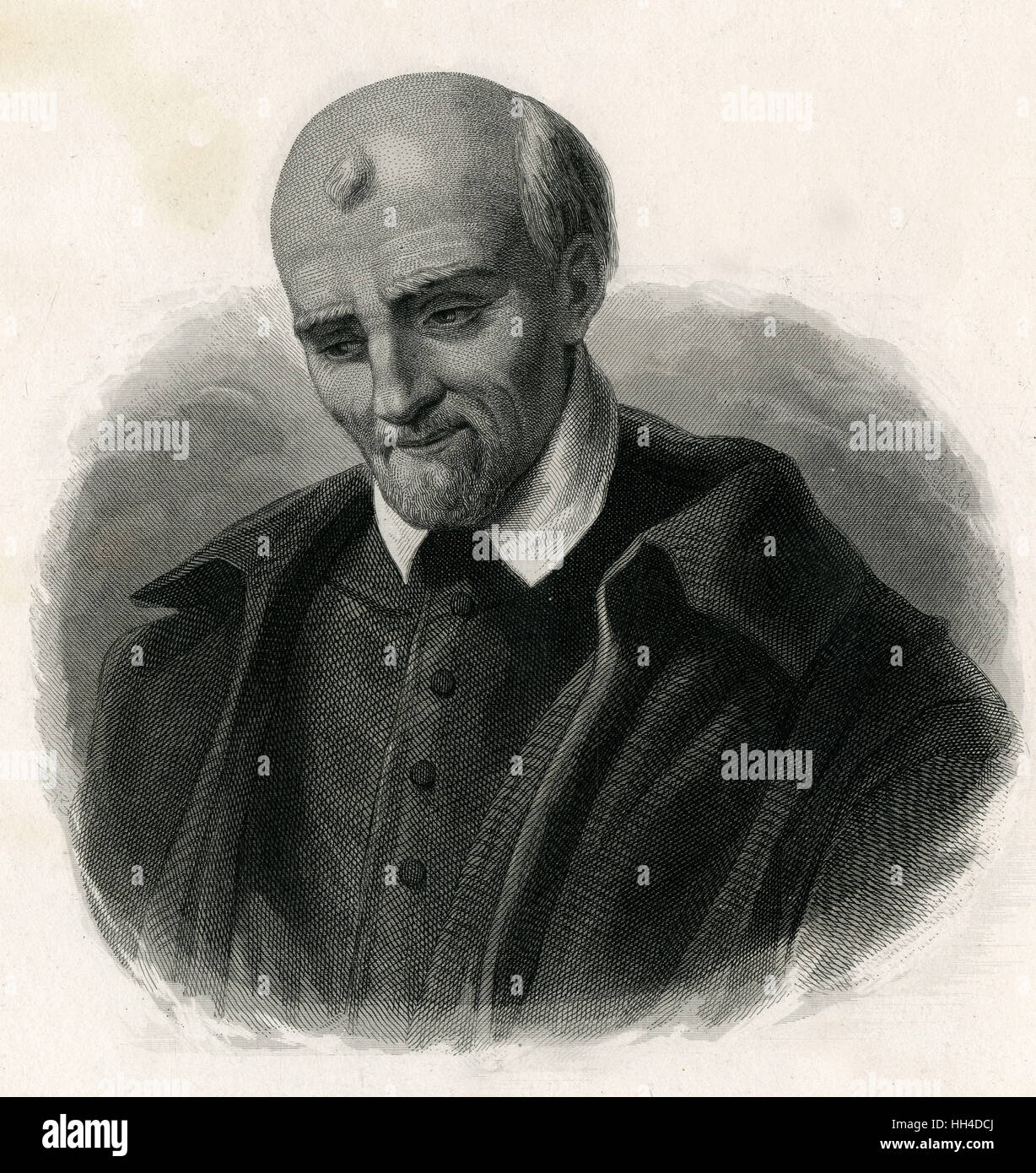 San Vincenzo de' Paoli, sacerdote francese Foto Stock