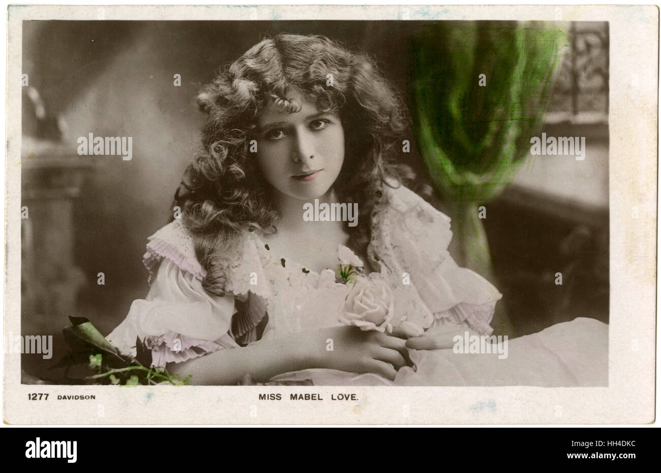 Mabel Love, attrice popolare e bellezza professionale, 1905 Foto Stock