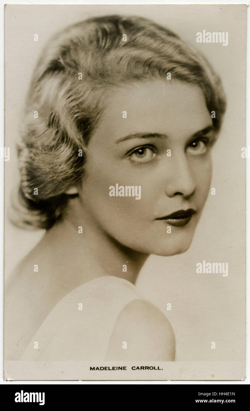 Madeleine Carroll Foto Stock Madeleine Carroll Foto Stock