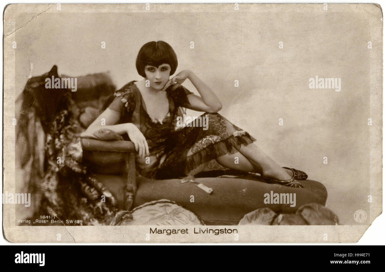 Margaret Livingston (1895 - 1984), attrice statunitense del 1920s e 30s Foto Stock