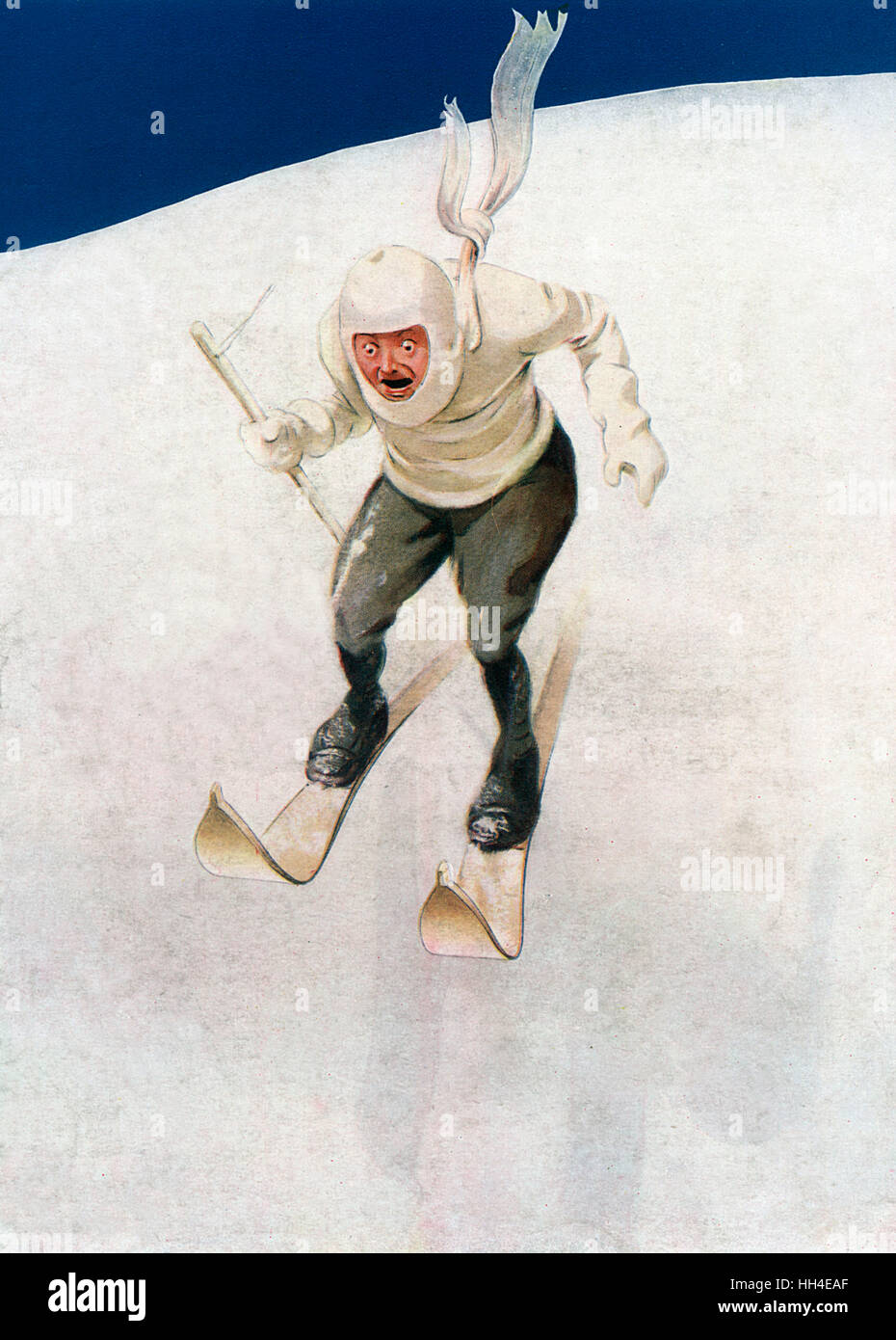 Un salto disperato 1911 Foto Stock