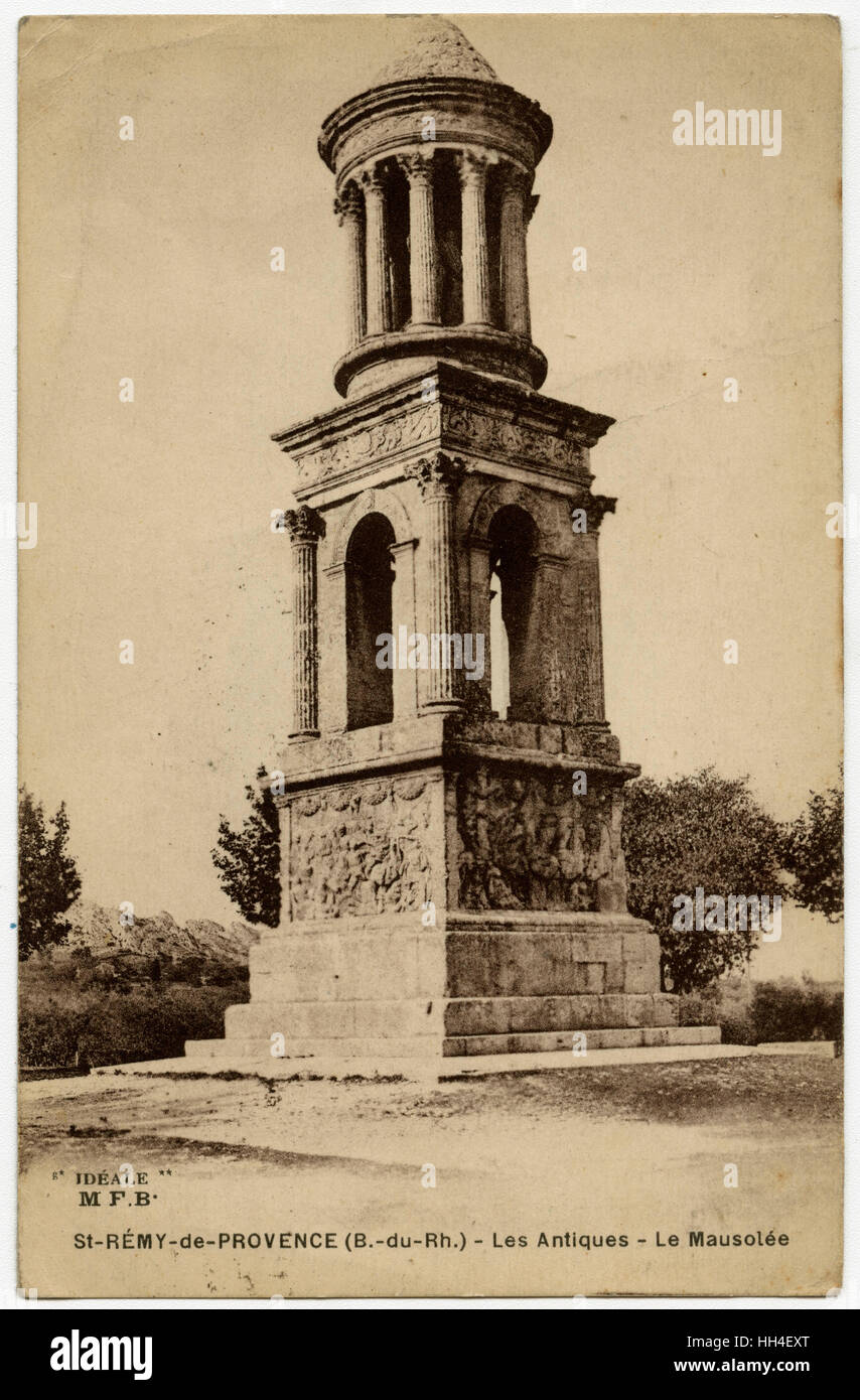 Il Mausoleo - St-Remy-de-Provence, Francia Foto Stock