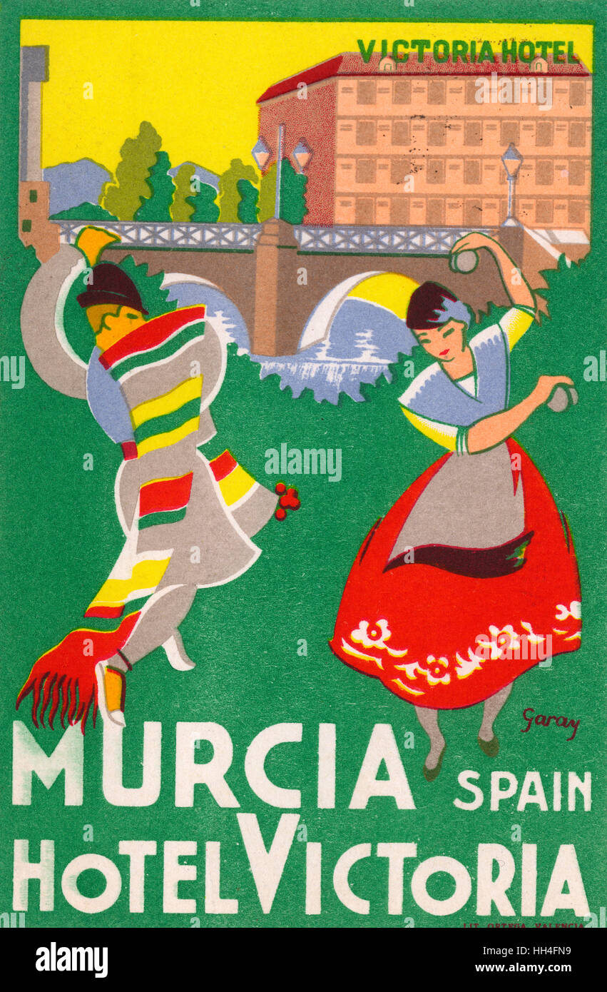 Spagna - Murcia - Hotel Victoria Foto Stock