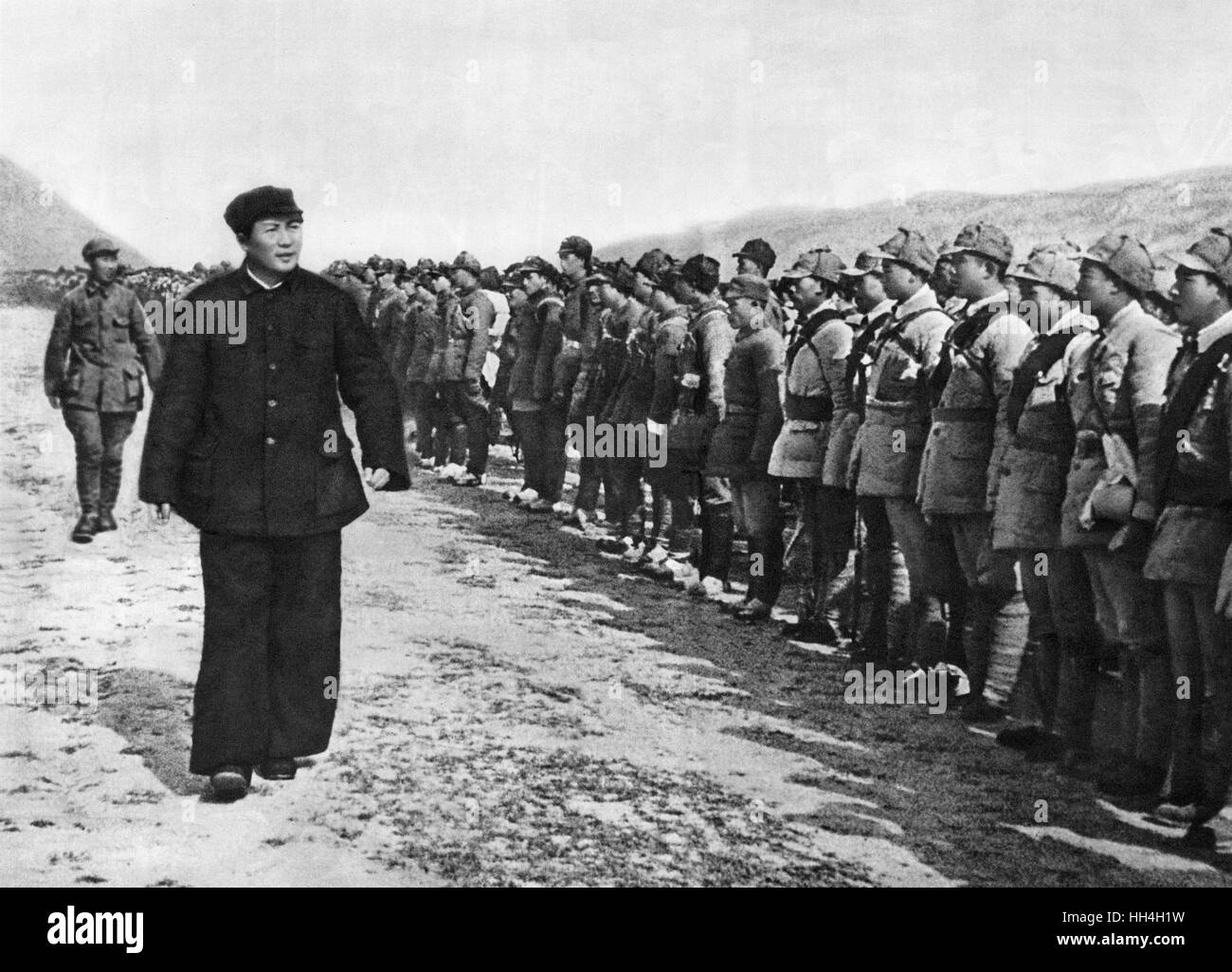 Mao Zedong - padre fondatore della Repubblica popolare Cinese Foto Stock