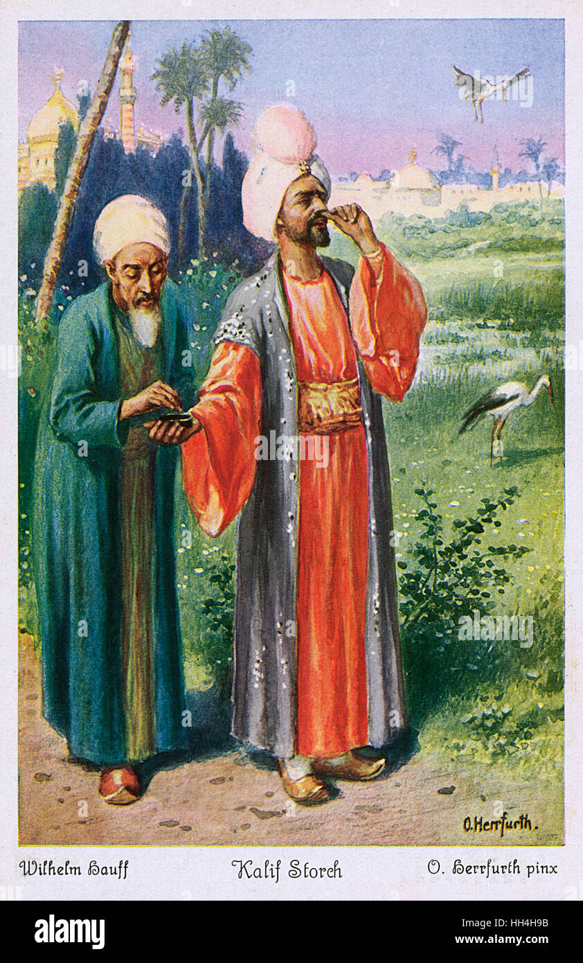Caliph Stork, una storia orientale Foto Stock