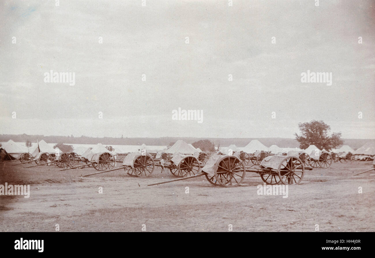 8th Battery RFA Camp, Bangalore, India Foto Stock