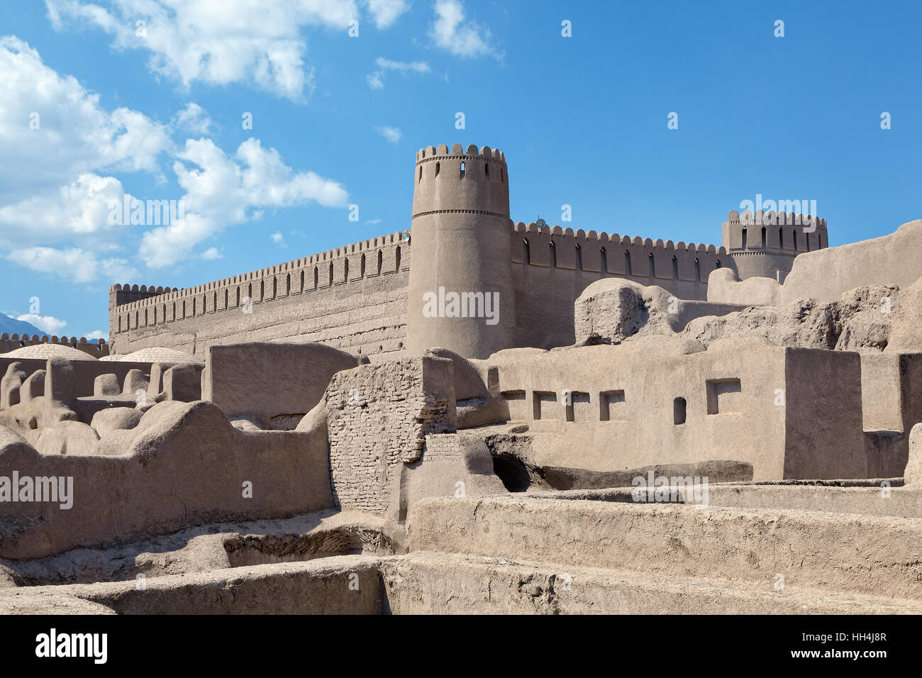 Rayen adobe castello, provincia di Kerman, Iran Foto Stock Rayen adobe castello, provincia di Kerman, Iran Foto Stock