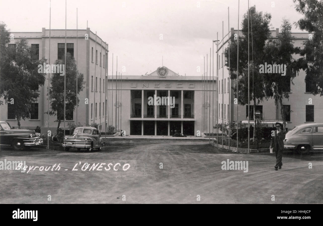 Palazzo dell'UNESCO a Beirut (Beyrouth), Libano Foto Stock