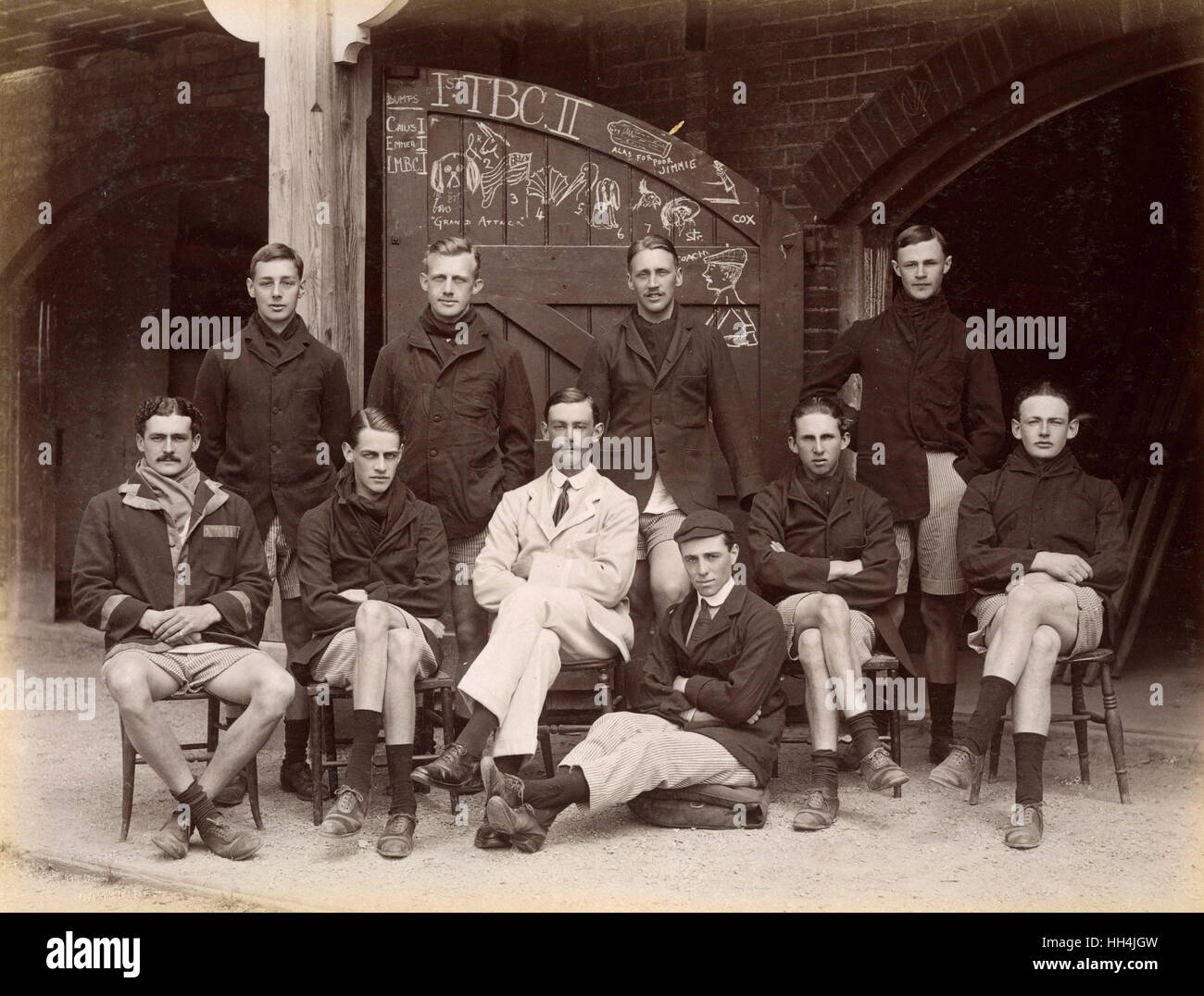 Equipaggio di canottaggio, Università di Cambridge Foto Stock