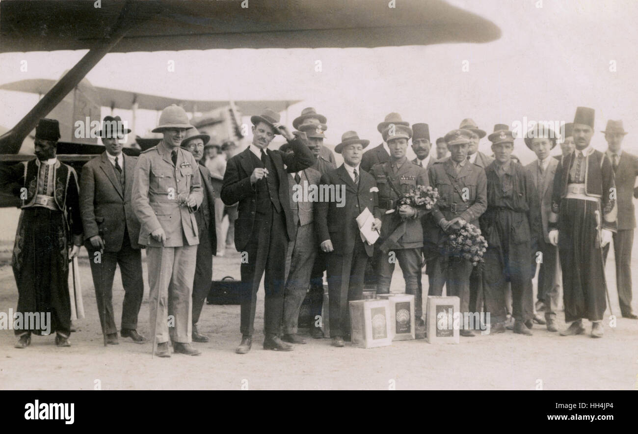 Personalità militari e locali di alto profilo in Egitto Foto Stock
