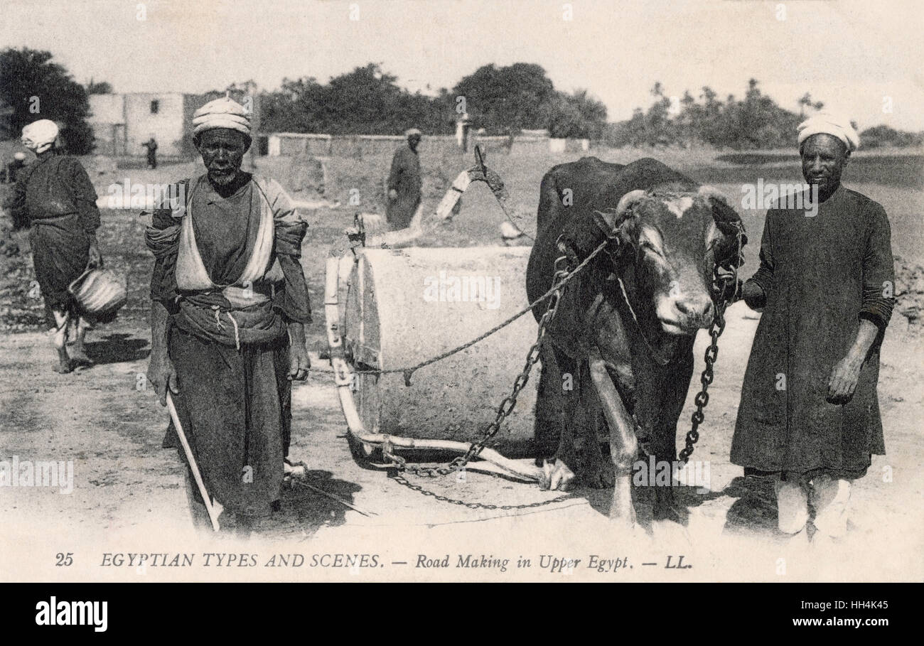 Strada tradizionale fare in Alto Egitto Foto Stock