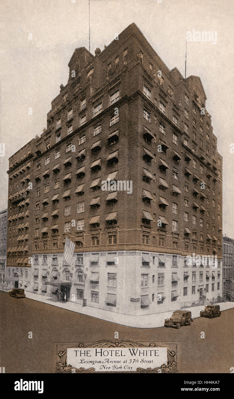 Hotel White a New York City, Stati Uniti Foto Stock