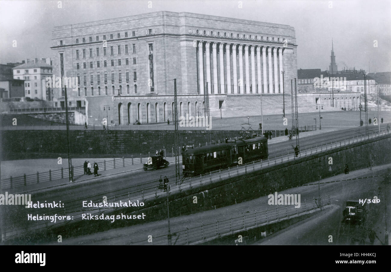 Parlamento europeo, Helsinki, Finlandia Foto Stock