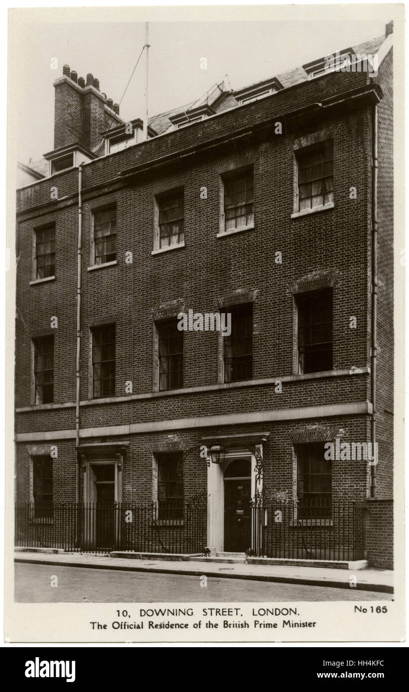 10 Downing Street, Londra - prima del restauro Foto Stock