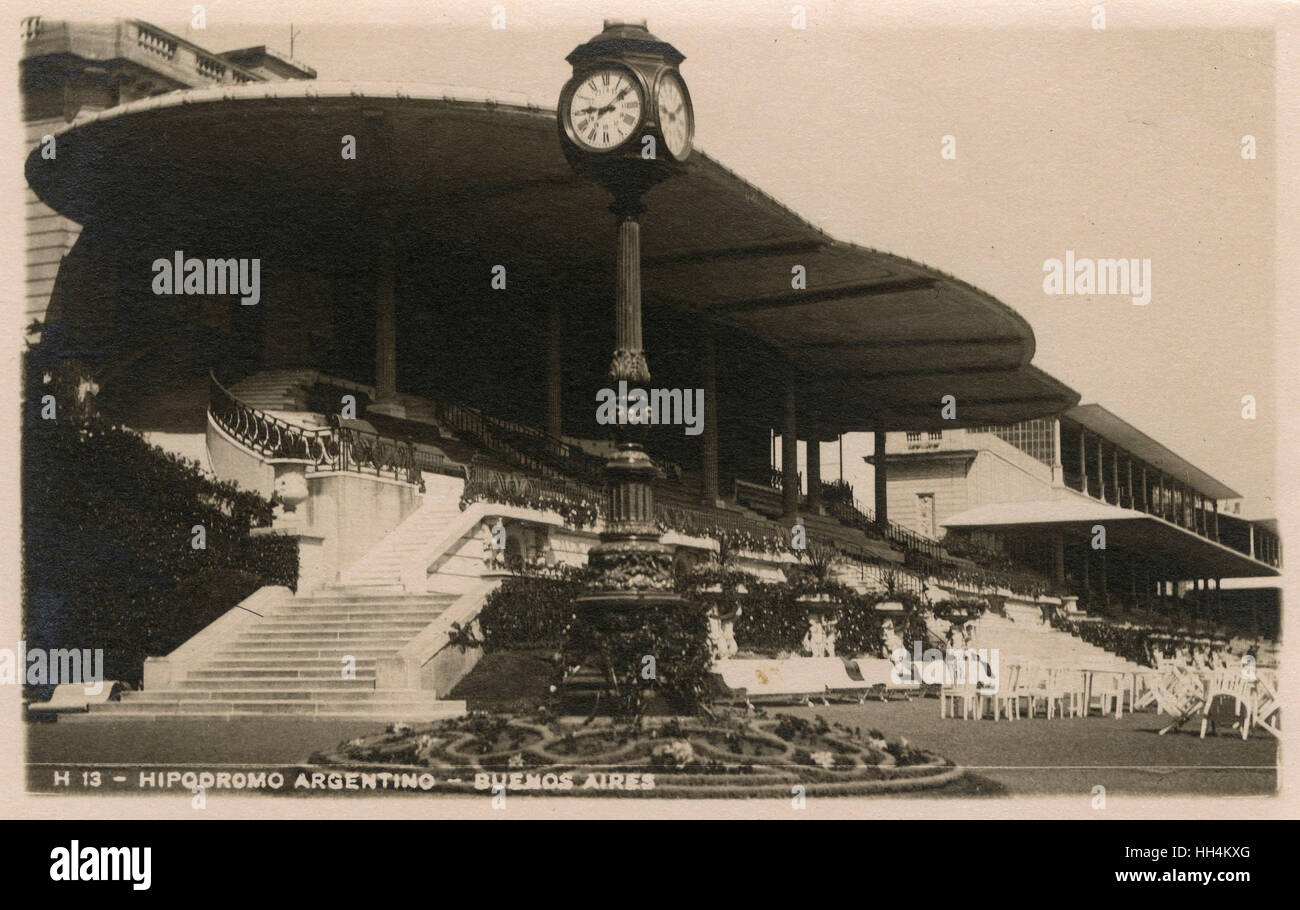 Hippodrome Race Track, Buenos Aires, Argentina Foto Stock