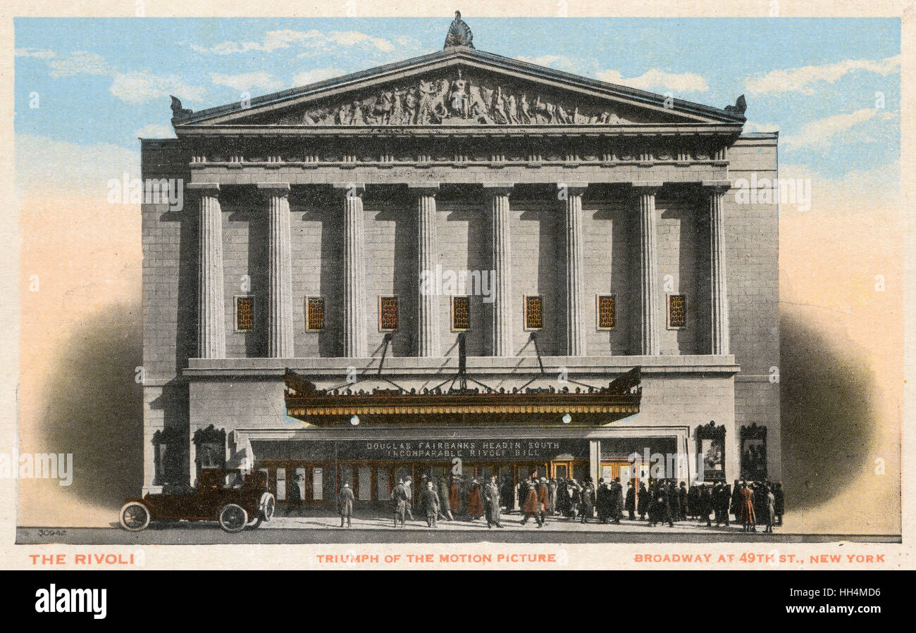 Rivoli Cinema, Broadway, New York City, USA Foto Stock