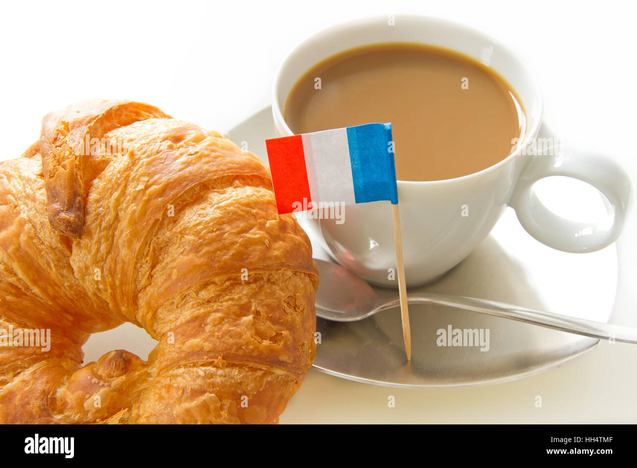 Prima colazione francese Foto Stock