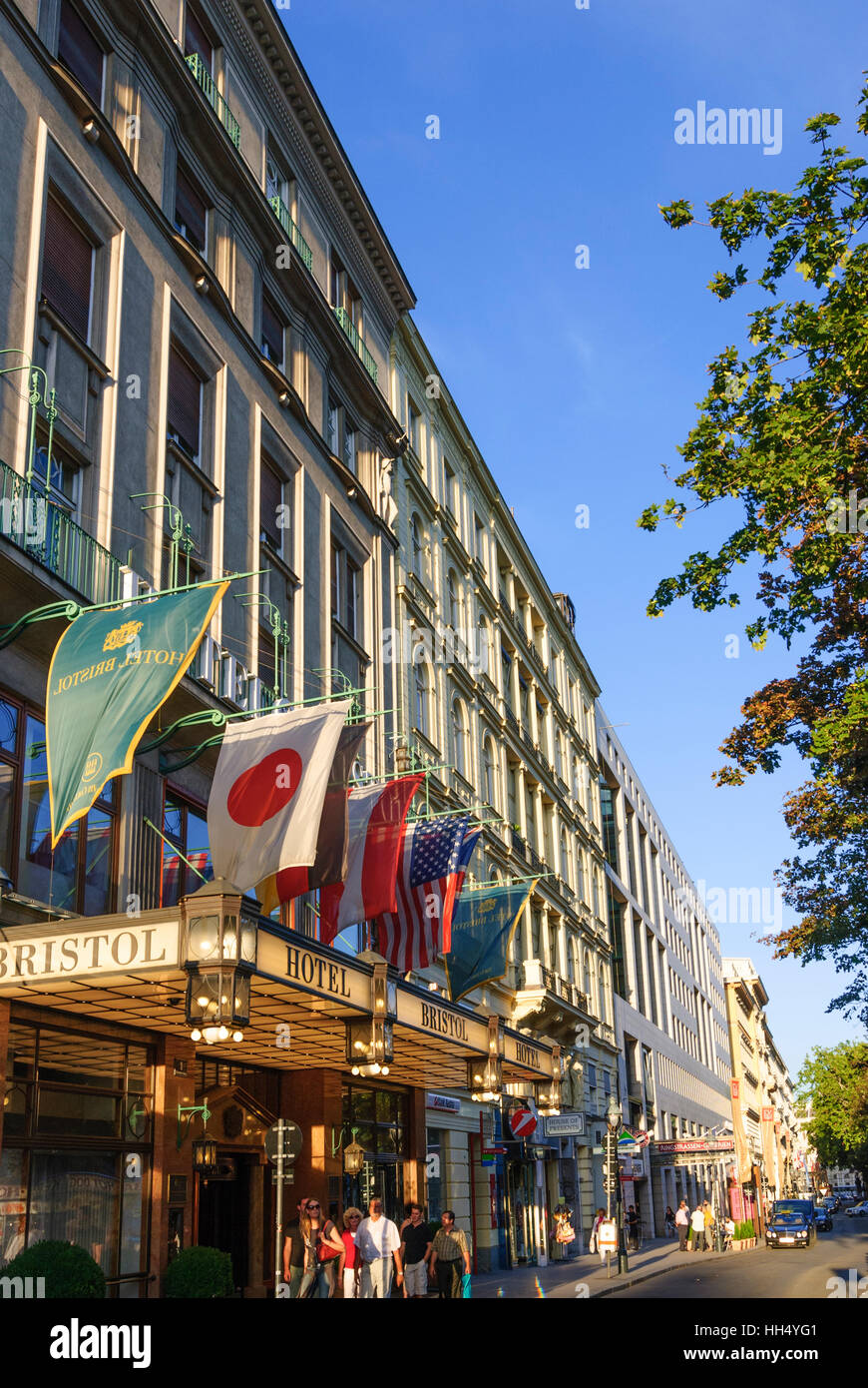 Wien, Vienna: Hotel Bristol a Kärntner Ring, 01. La Città Vecchia, Wien, Austria Foto Stock