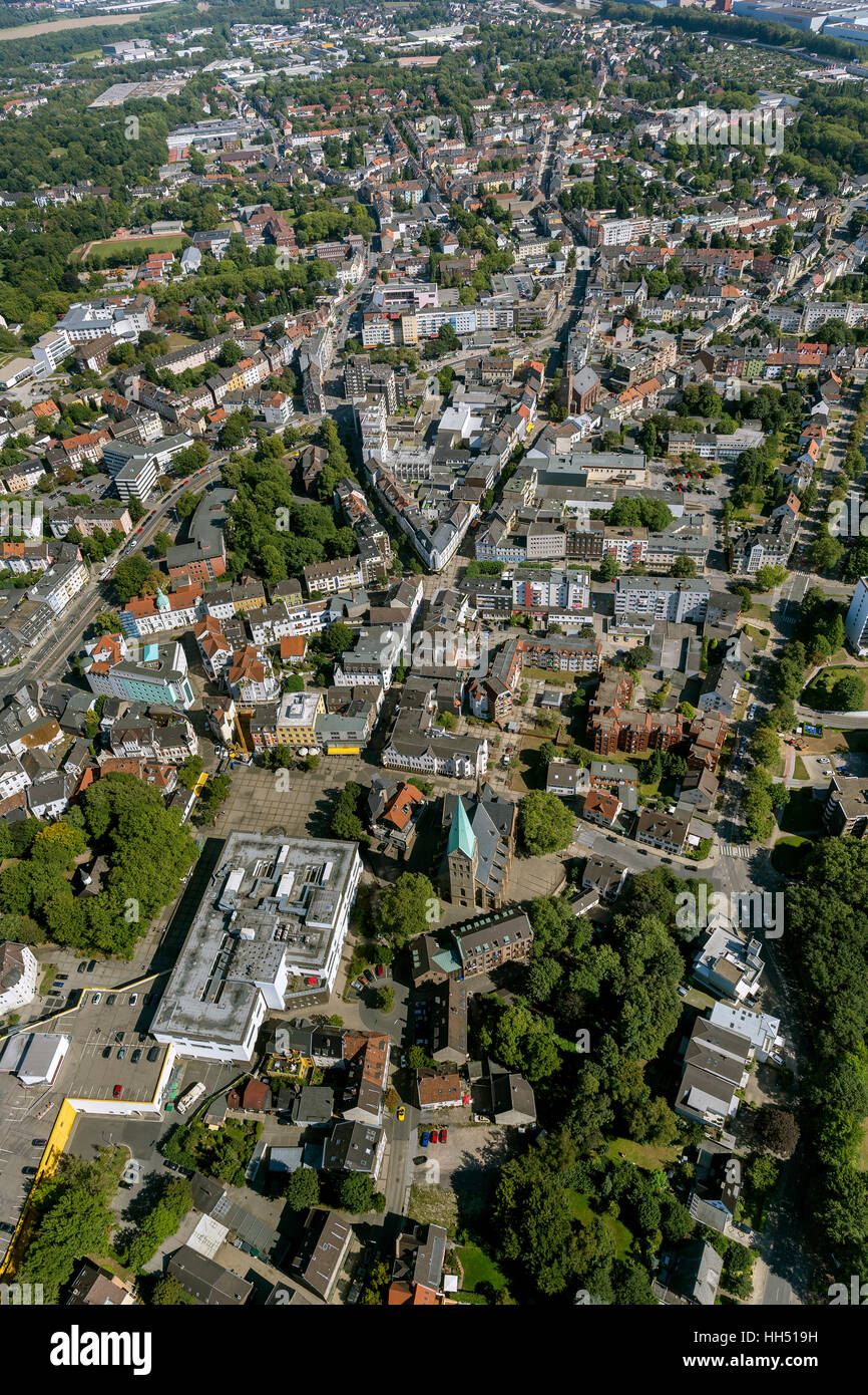 Bochum Wattenscheid, Bochum, la zona della Ruhr, Germania, Europa, bird-occhi, visualizza foto aerea, antenna foto, panoramica, vista panoramica Foto Stock