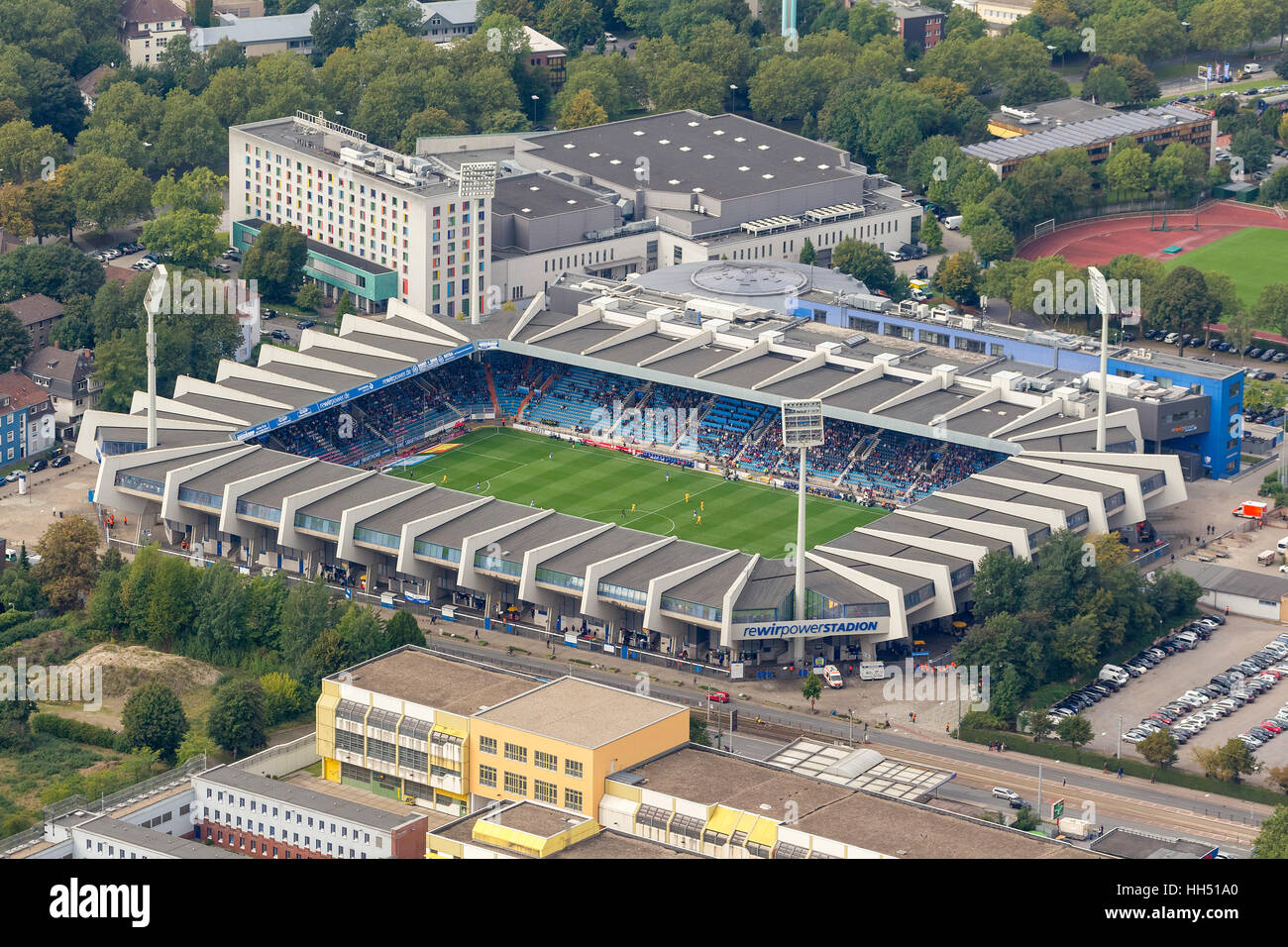 RewirpowerSTADION Bochum, stadio di Bochum, gioco 2.Bundesliga, Seconda premiere league, VfL Bochum 1848 contro VfR Aalen, Bochum, Foto Stock