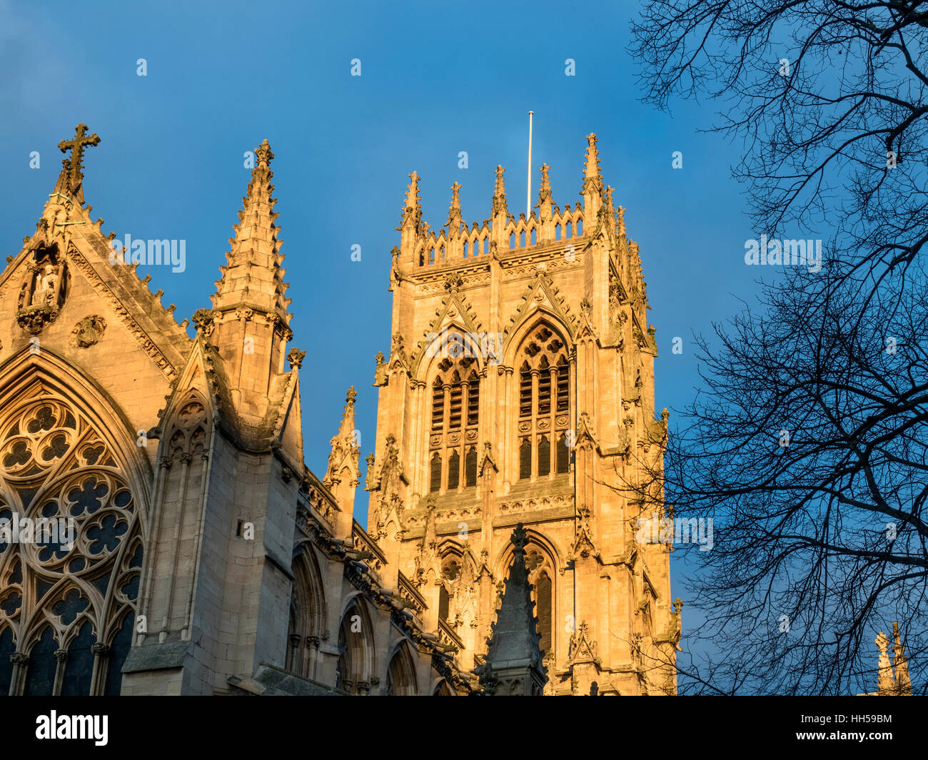 Il Minster chiesa di St George Doncaster South Yorkshire Inghilterra Foto Stock