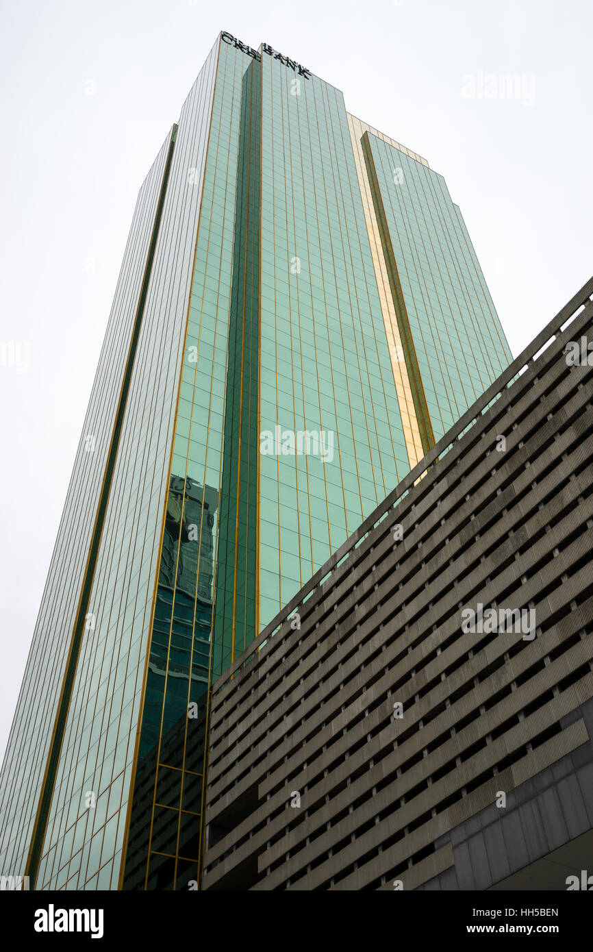 Luglio 2, 2016 Panama City, Panama: moderni edifici per uffici sono per la maggior parte occupati da banche della città capitale della città Foto Stock