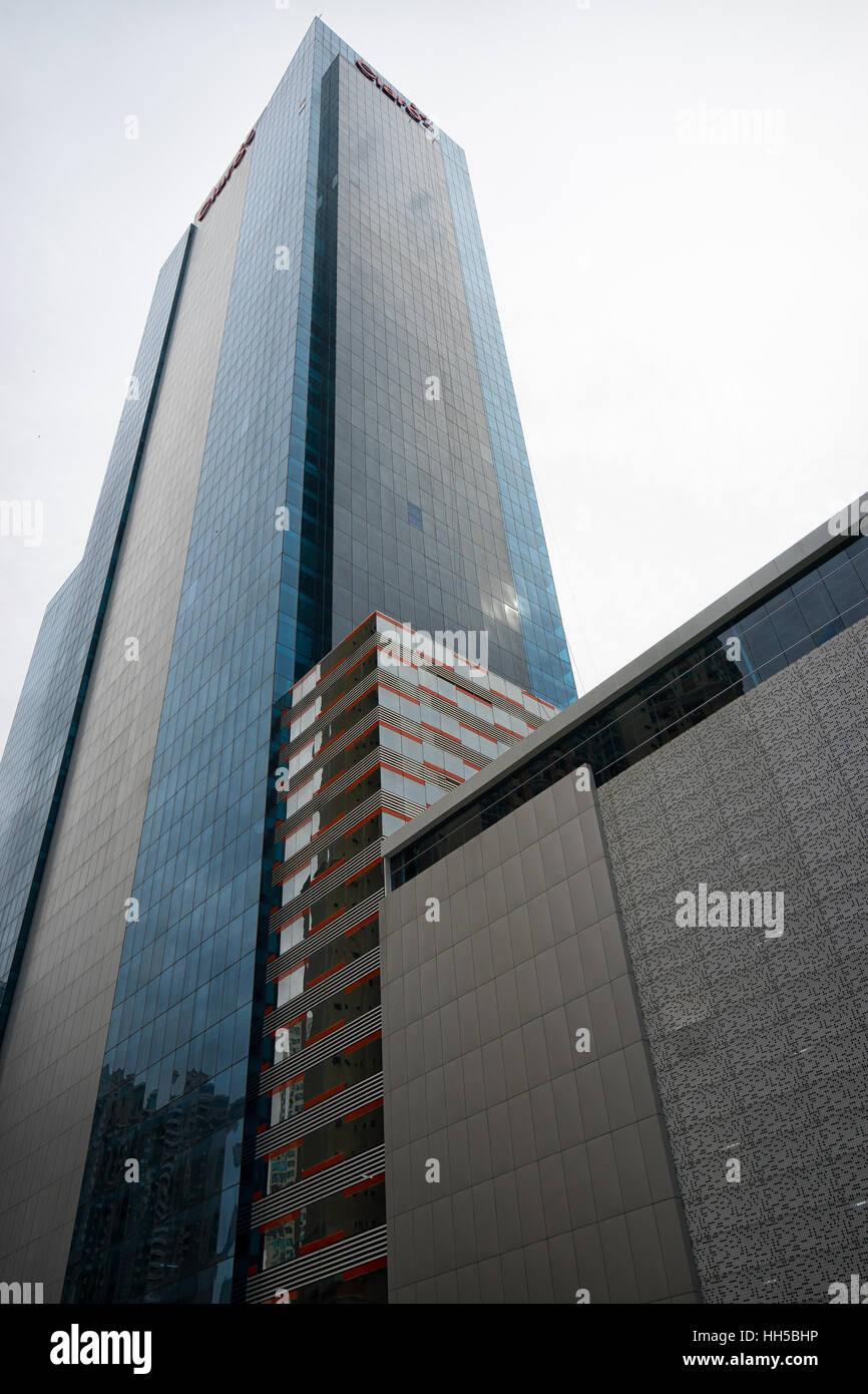 Luglio 2, 2016 Panama City, Panama: i moderni edifici per uffici sono per la maggior parte occupati da banche della città capitale della città Foto Stock