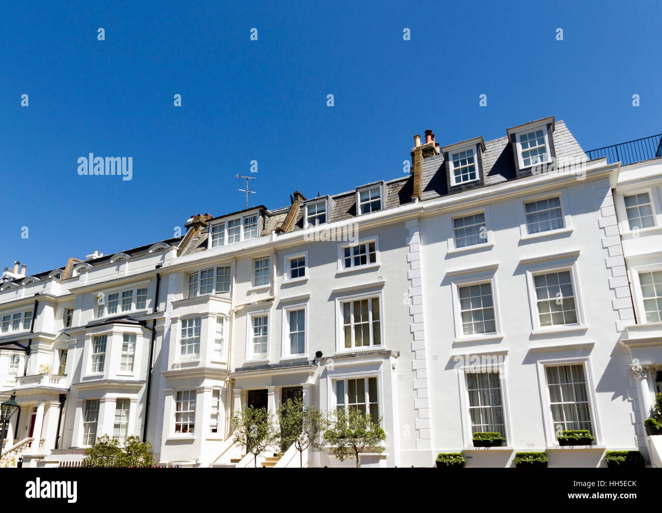 Case in South Kensington, London, Regno Unito Foto Stock