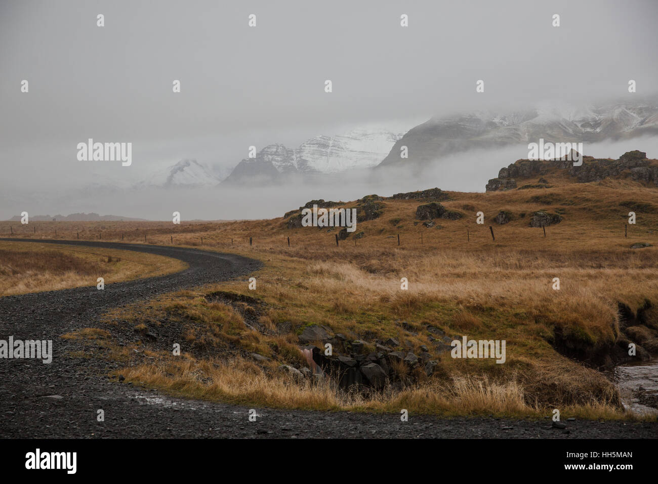 In Islanda in inverno Foto Stock