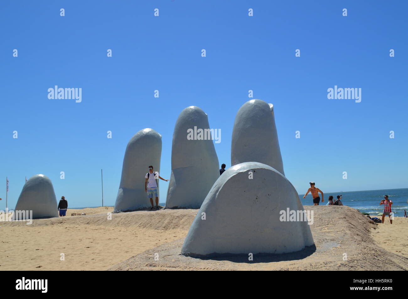 L'incantevole città di Punta del Este in Uruguay Foto Stock