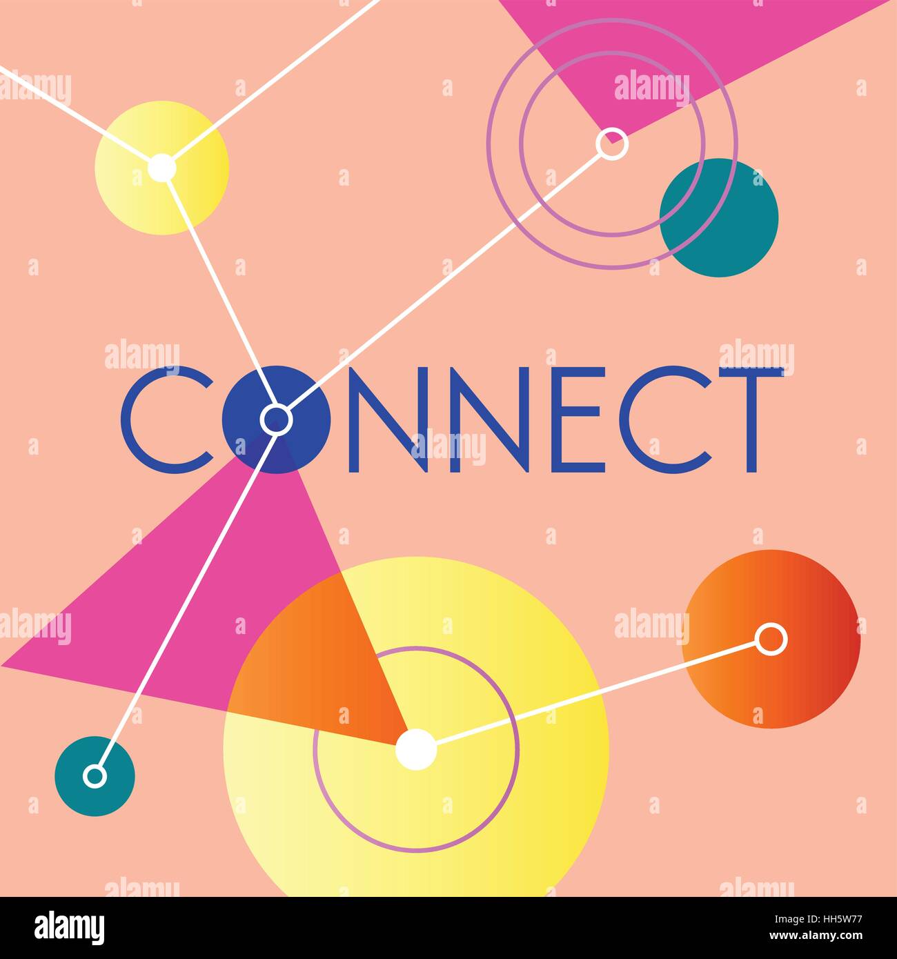 Icona vettore Business Set colorato Illustrazione Vettoriale