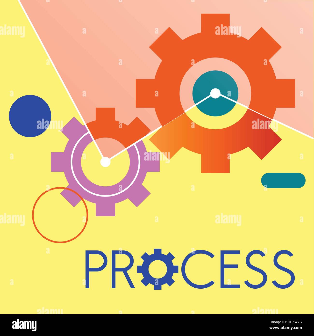 Icona vettore Business Set colorato Illustrazione Vettoriale