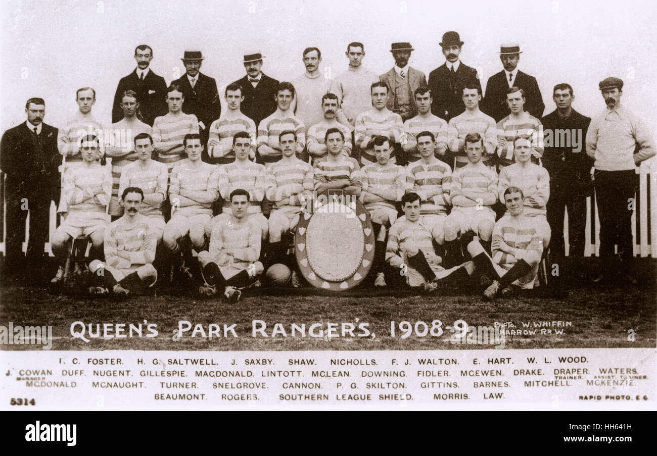 Squadra di calcio del Queen's Park Rangers FC Foto Stock