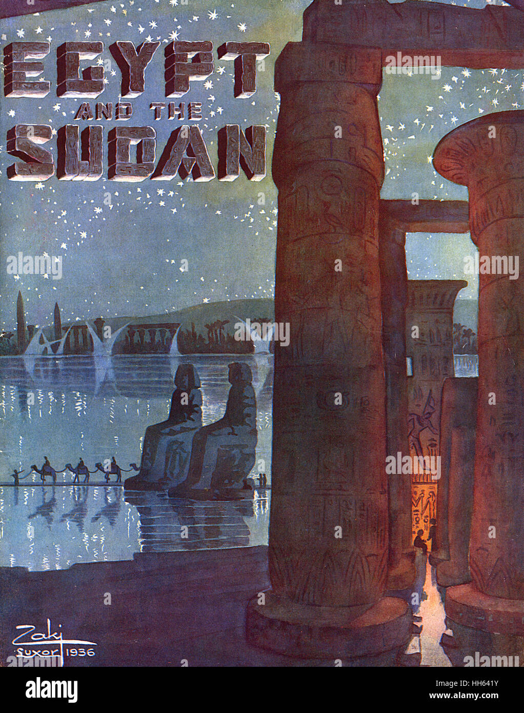 Design della copertina, Egitto e Sudan Foto Stock