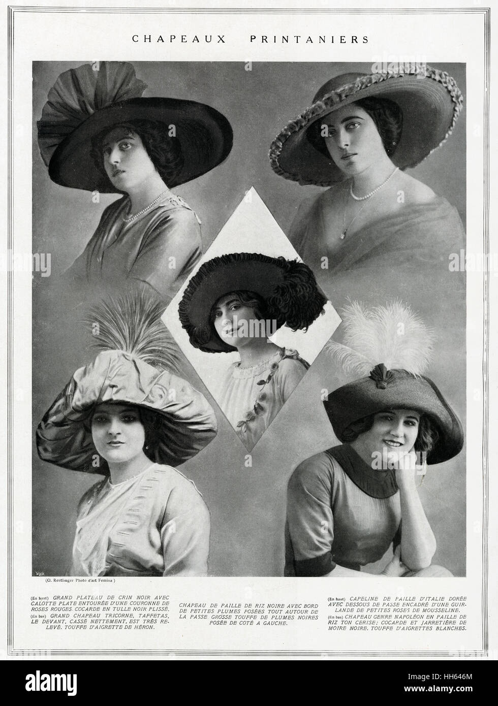 Abiti per la primavera 1912 Foto Stock