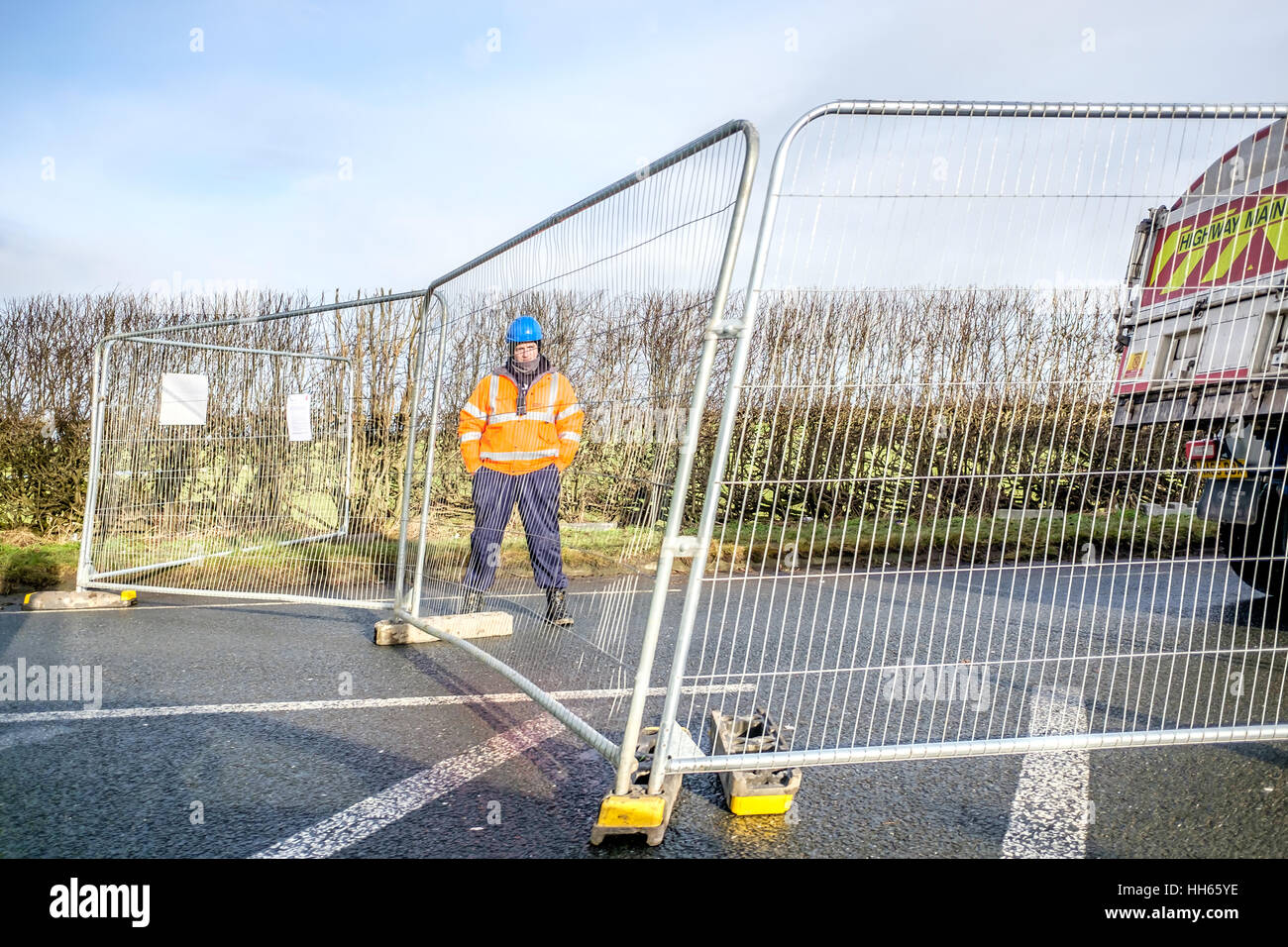 Sito Fracking poco Plumpton Foto Stock