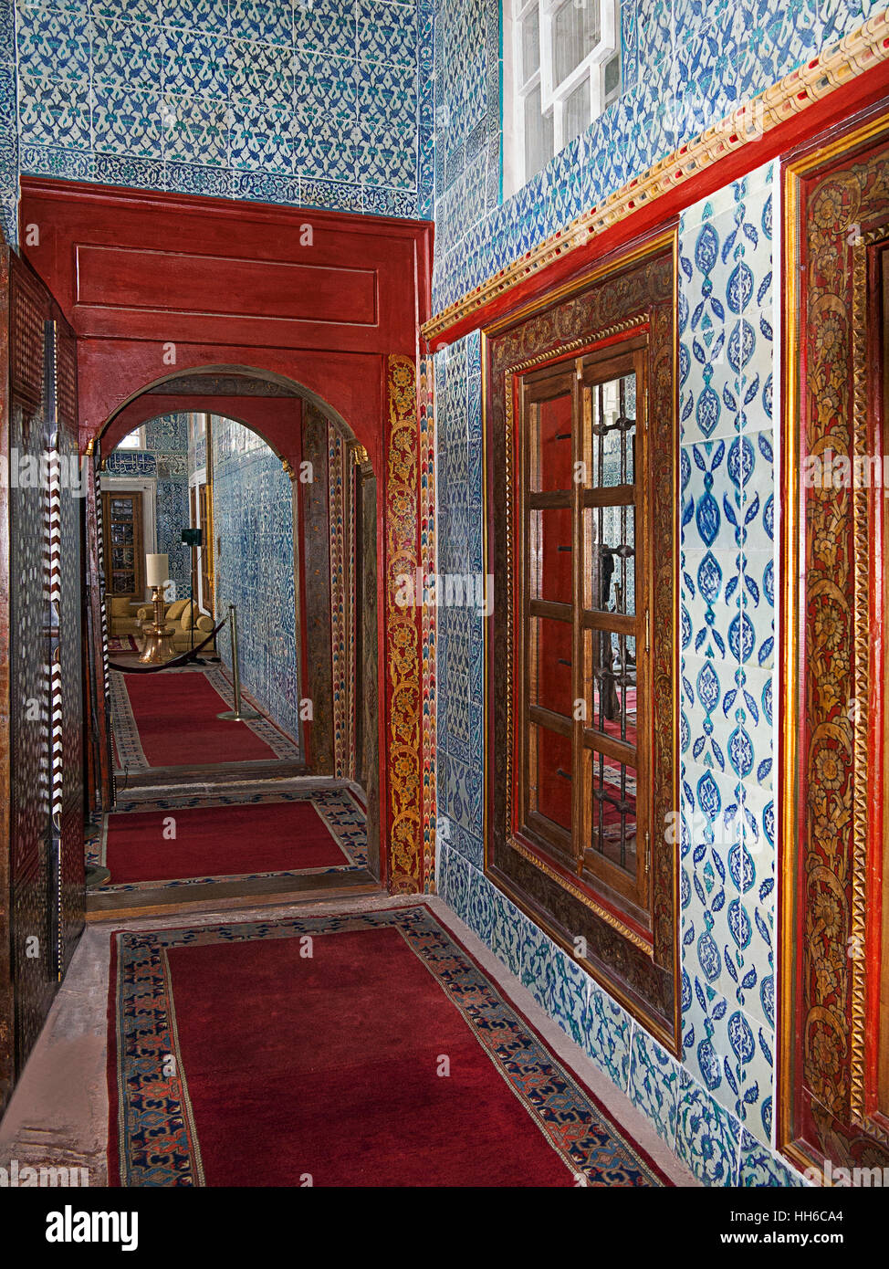 Il Sultan's Mansion (Hünkar Kasrı) della nuova moschea valido? Istanbul Turchia Foto Stock