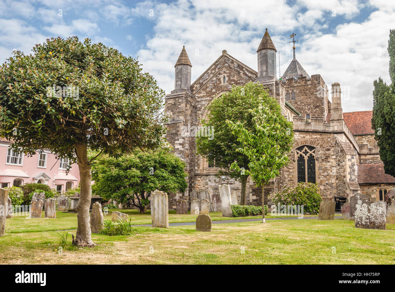 St.Mary's Church a Rye, East Sussex, Inghilterra, Regno Unito Foto Stock