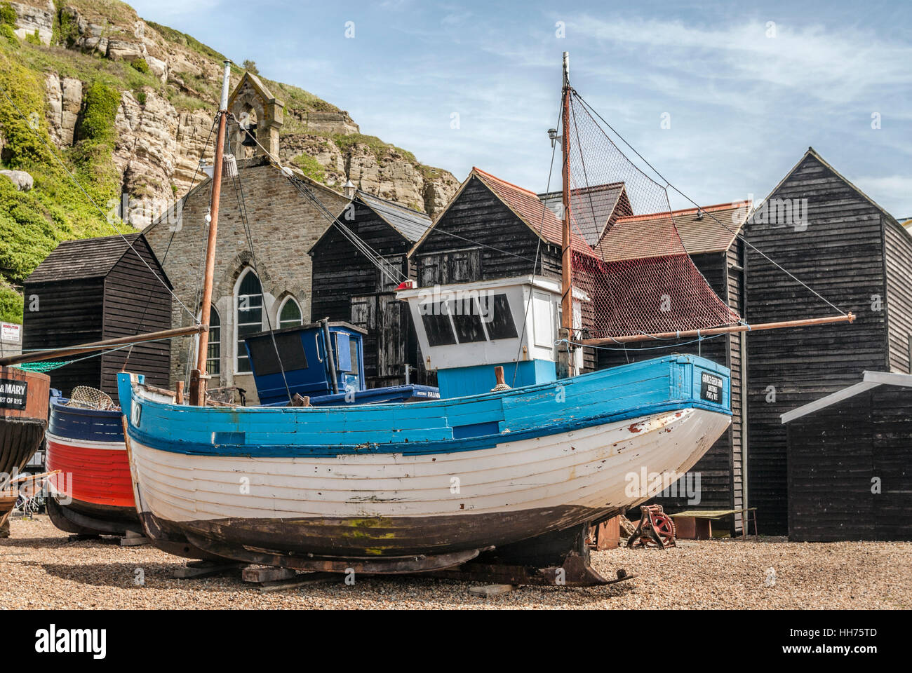 Fisherman's Museum di Hastings, nel sud-est dell'Inghilterra Foto Stock