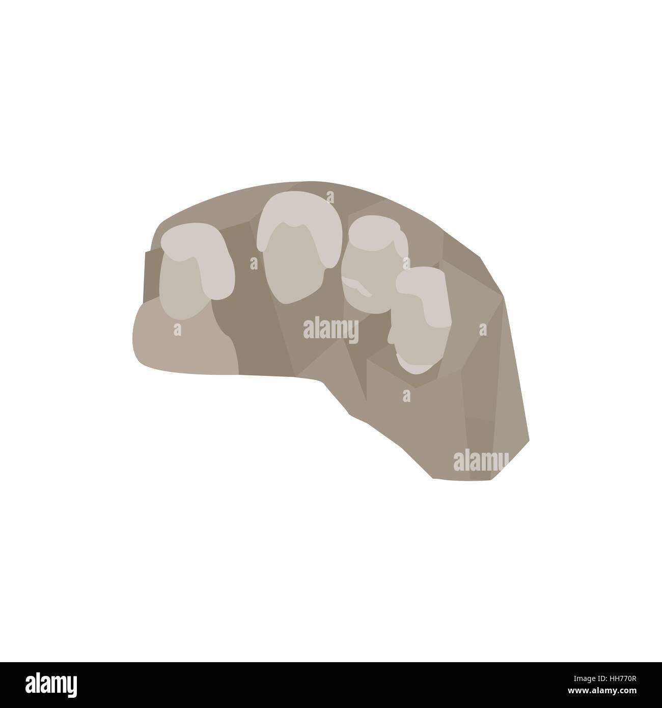 Il monte Rushmore icona isometrica 3d style Illustrazione Vettoriale