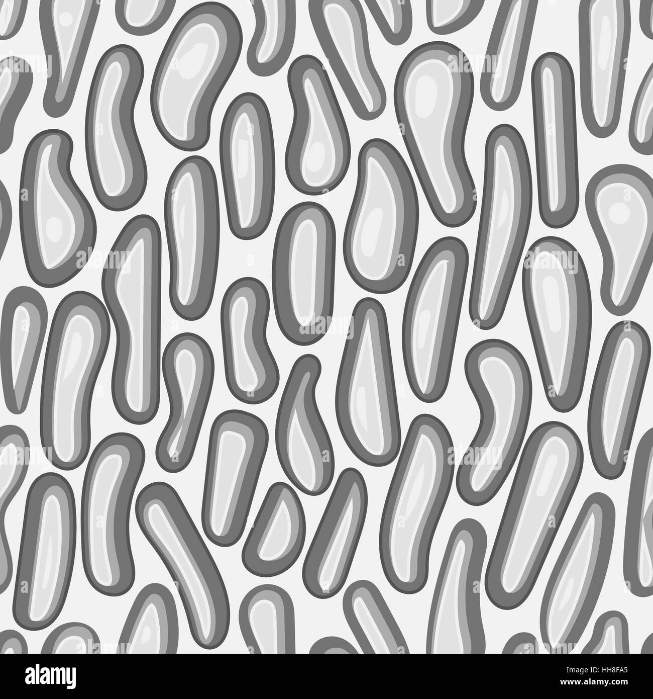 Ciottoli seamless pattern.pietra arenaria seamless texture di sfondo. Grigio chiaro vettore illustrazione di ghiaia. Illustrazione Vettoriale