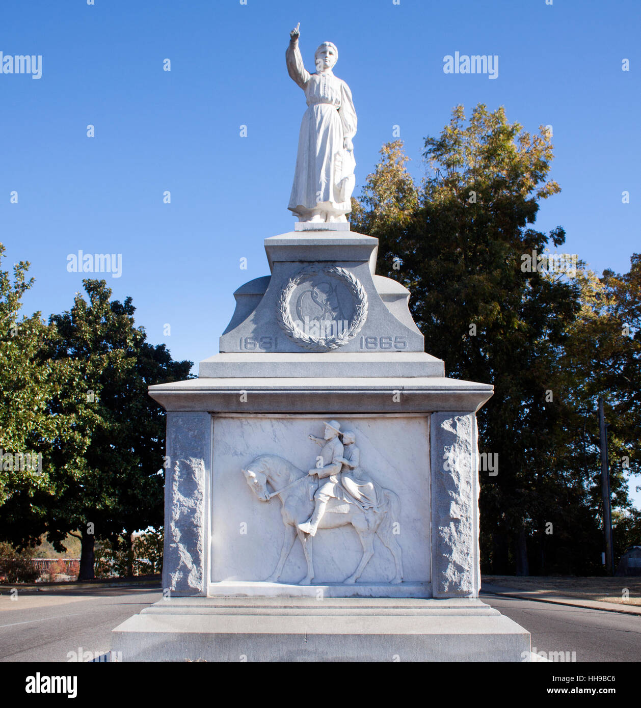 Emma Sansom statua in Gadsden Alabama Foto Stock