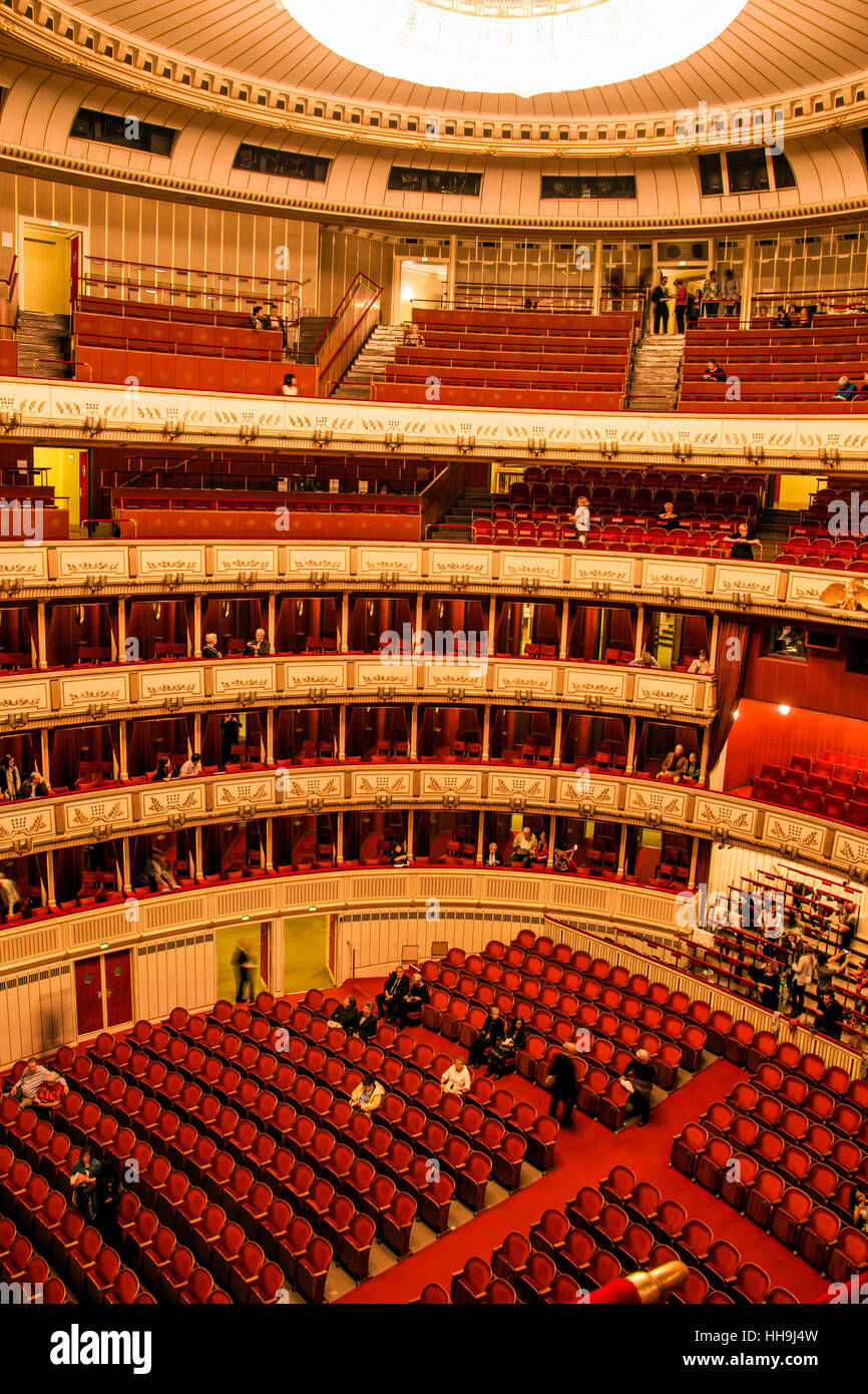 Vienna Opera house Foto Stock