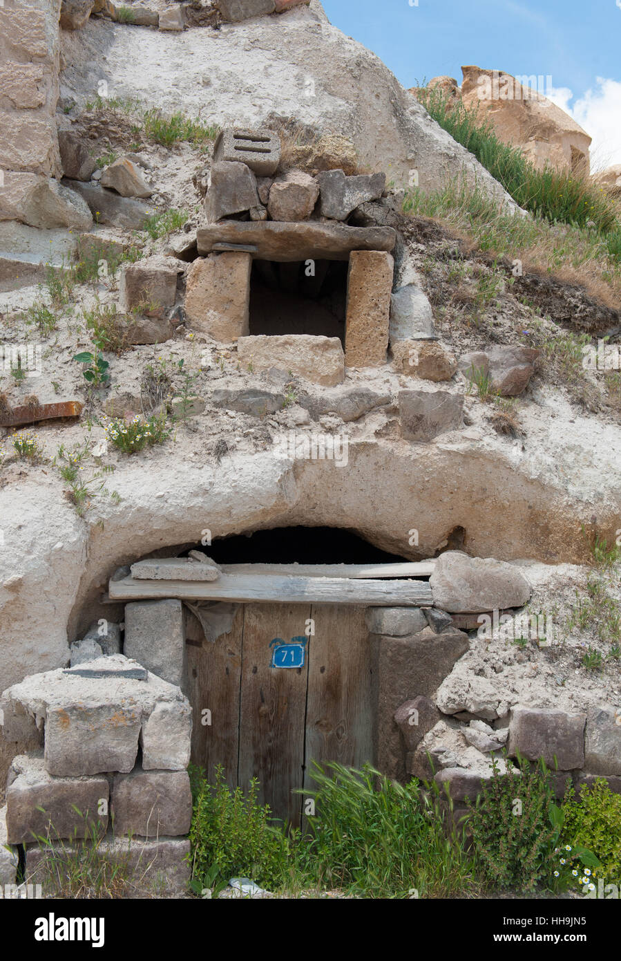 Viaggiare, Turchia, Anatolia, Cappadocia, torre, viaggi, famosa pietra, grotta, asia Foto Stock